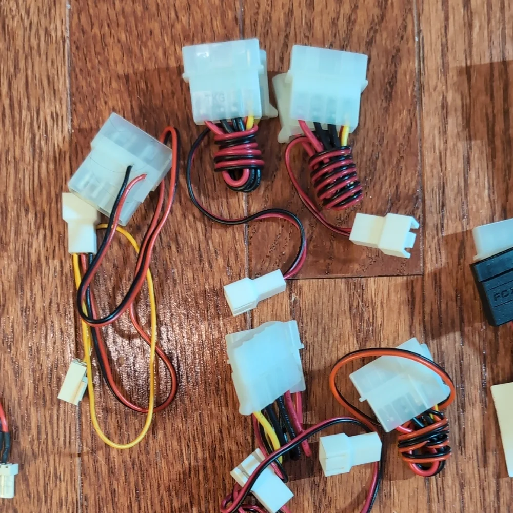Computer Power Supply Cable Adapters Set New